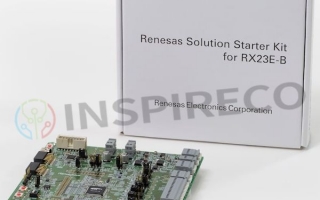 The RX23E-B MCU, integrated into the analog front end by Ren